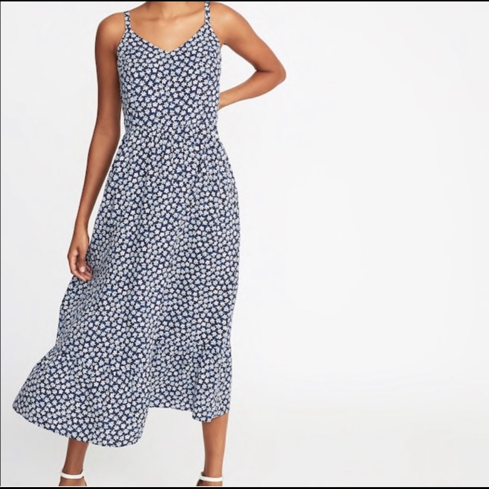 NWT Old Navy Ditsy Floral Midi Dress